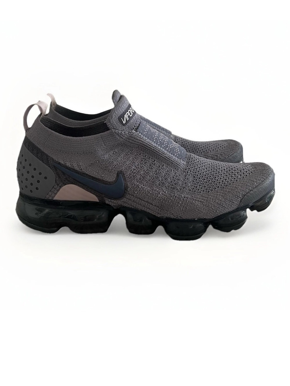 Nike VaporMax Moc 2 Flyknit Slip-On Sneakers - Gunsmoke women’s 9